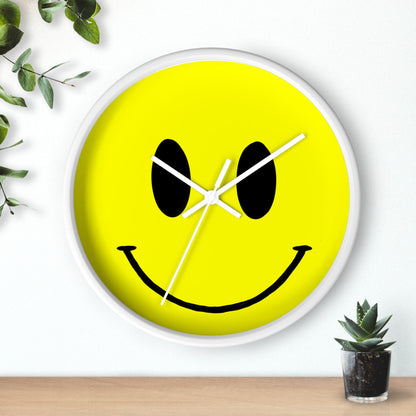 Happy Face Wall Clock - Totally 80s edition
