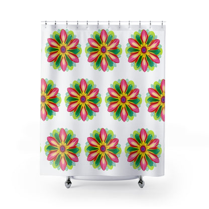 Flower Power Shower Curtain