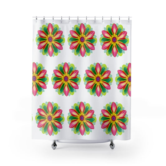 Flower Power Shower Curtain