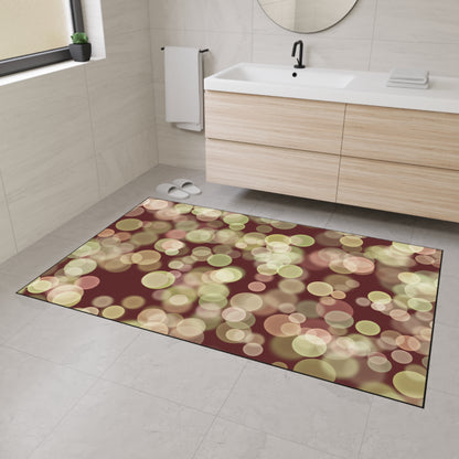 Bokeh Lights Floor Mat