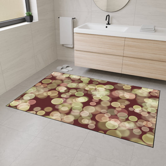 Bokeh Lights Floor Mat